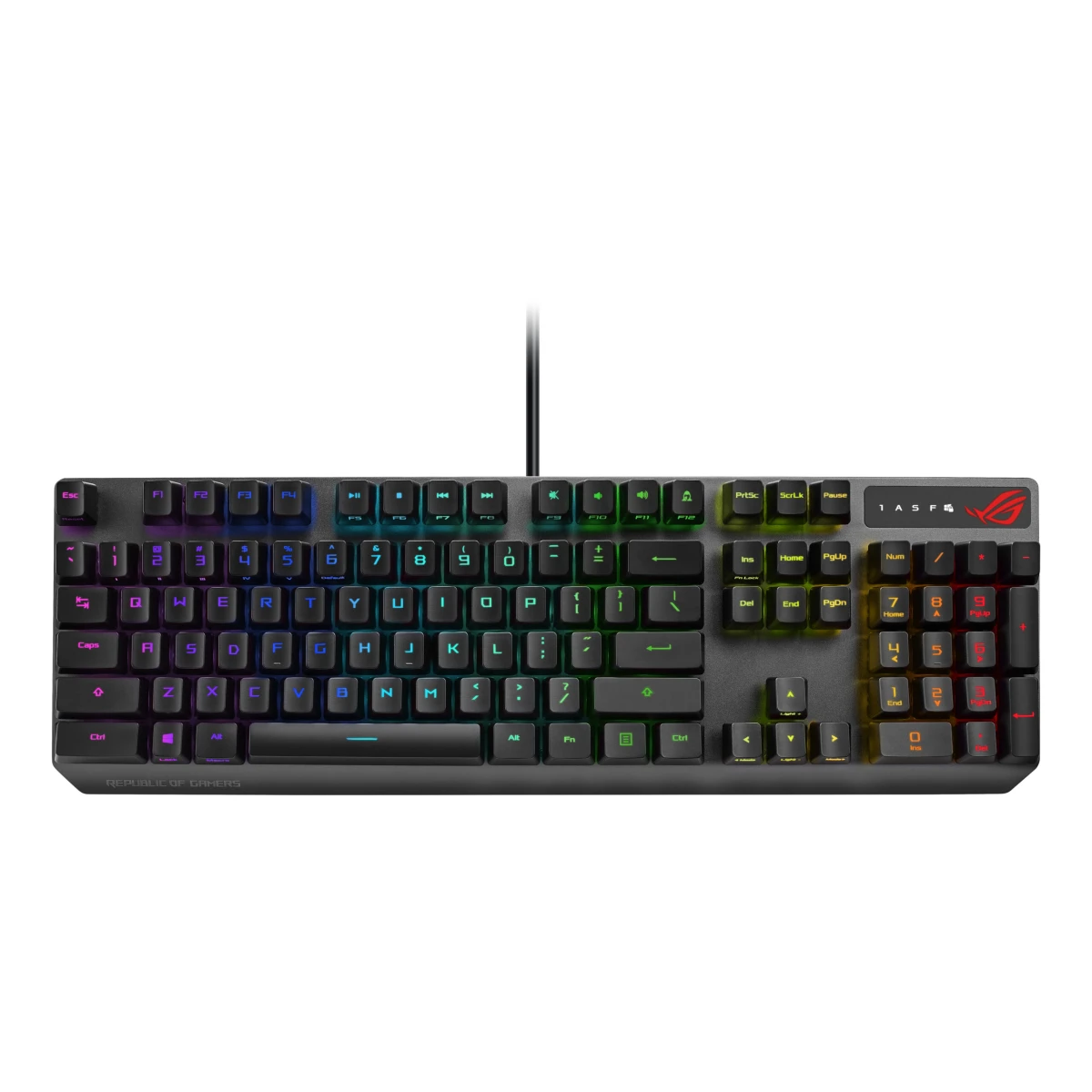 Thumbnail-ASUS ROG Strix Scope RX teclado Jogos USB QWERTY Preto