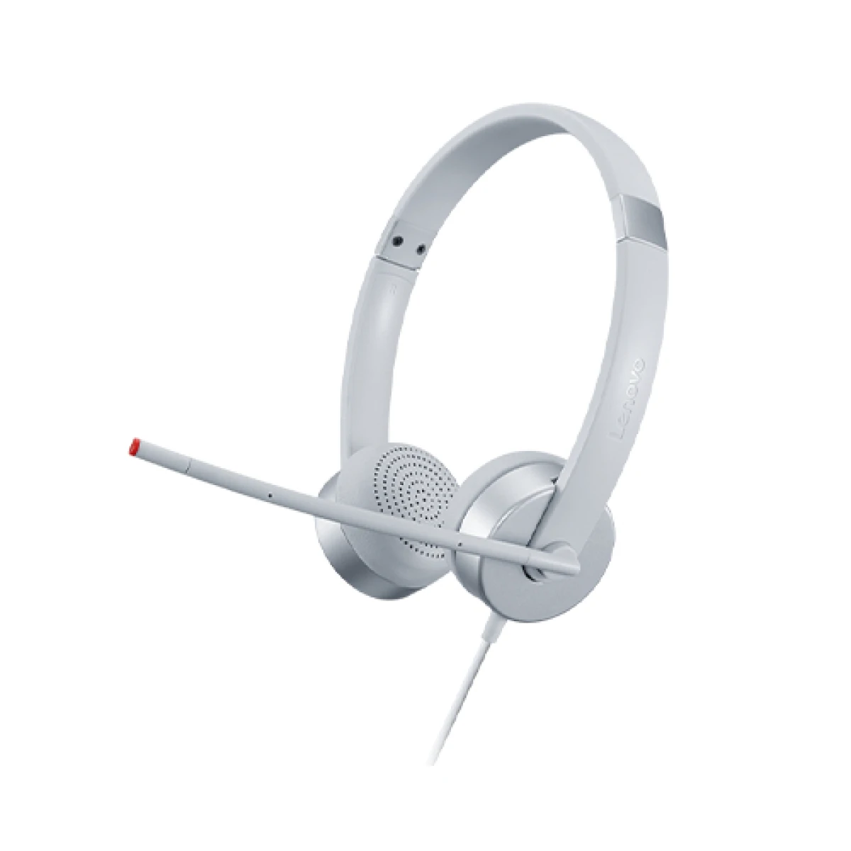 Galery – Lenovo 100 Stereo Analogue Headset Auscultadores Escritório/Call center Prateado0