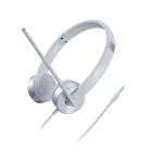 Galery – Lenovo 100 Stereo Analogue Headset Auscultadores Escritório/Call center Prateado0