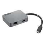 Galery – Lenovo 4X91A30366 base & duplicador de portas Com fios USB 2.0 Type-C Cinzento0