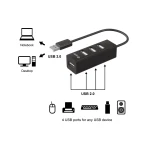 Galery – Equip 128955 hub de interface USB 2.0 480 Mbit/s Preto0