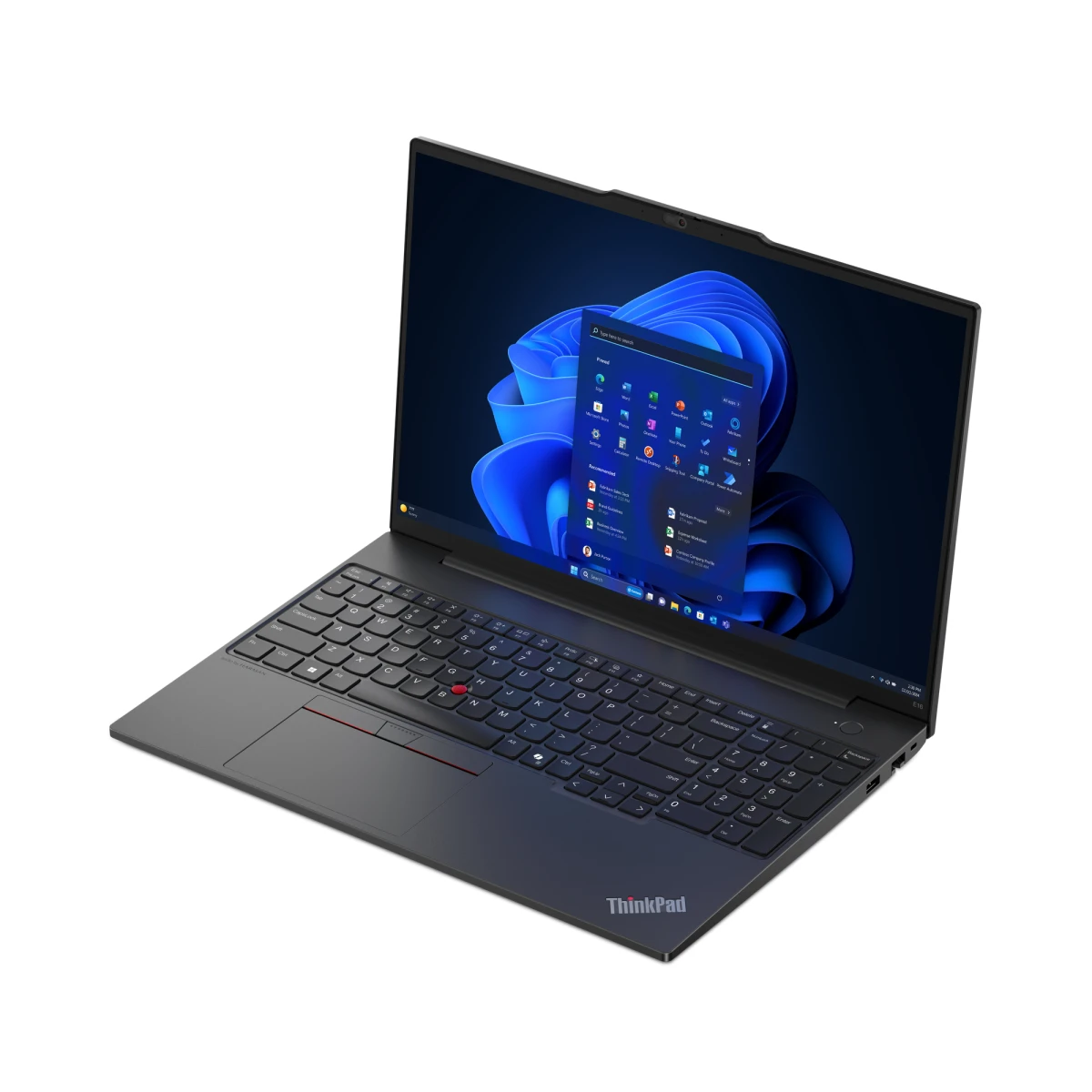 Galery – Lenovo ThinkPad E16 Gen 2 (Intel) Intel Core Ultra 7 155H Computador portátil 40,6 cm (16″) WUXGA 16 GB DDR5-SDRAM 512 GB SSD Wi-Fi 6E (802.11ax) Windows 11 Pro Preto0