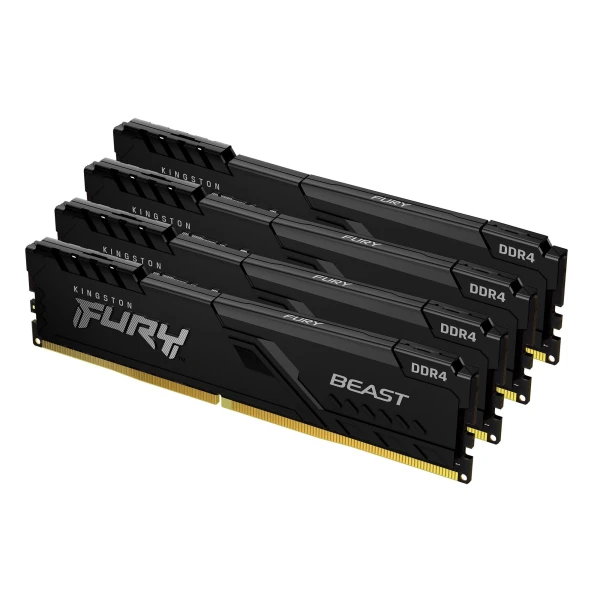 Thumbnail-Kingston Technology FURY Beast módulo de memória 32 GB 4 x 8 GB DDR4