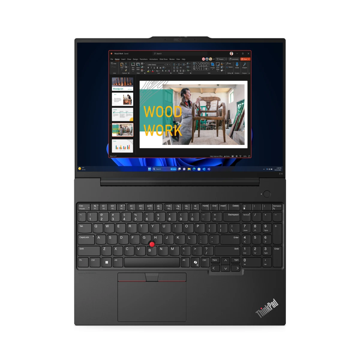 Galery – Lenovo ThinkPad E16 Gen 2 (Intel) Intel Core Ultra 7 155H Computador portátil 40,6 cm (16″) WUXGA 16 GB DDR5-SDRAM 512 GB SSD Wi-Fi 6E (802.11ax) Windows 11 Pro Preto0