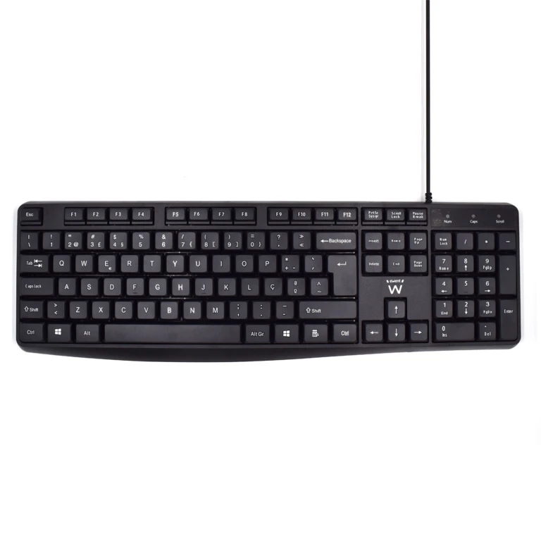 Thumbnail-Ewent EW3002 teclado Escritório USB QWERTY Português Preto