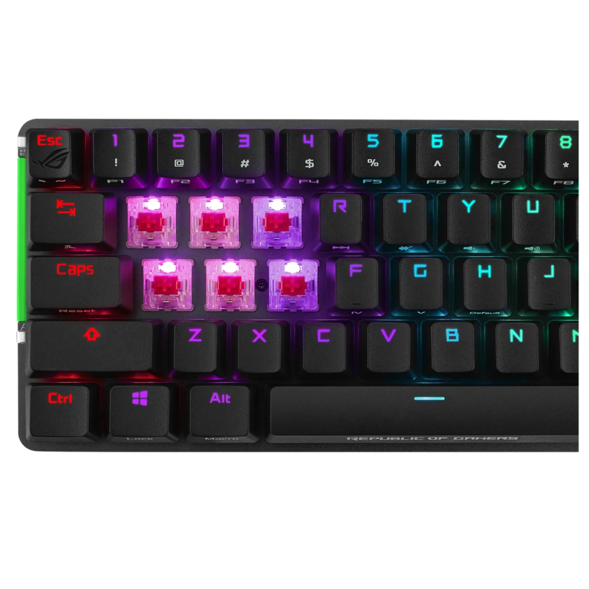 Galery – ASUS ROG FALCHION NX teclado Jogos RF Wireless + USB Preto0