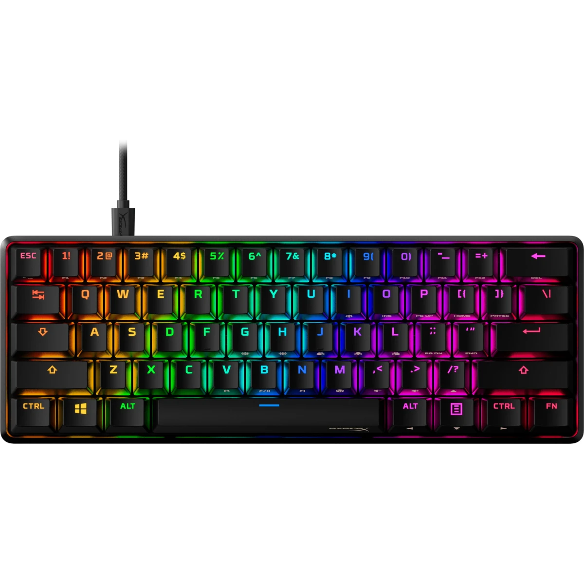 Thumbnail-HyperX Alloy Origins 60 – Teclado mecânico de gaming – HX Red (layout dos EUA)