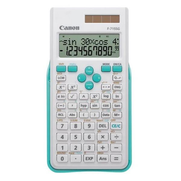 Thumbnail-Canon F-715SG calculadora PC Calculadora científica Azul, Branco