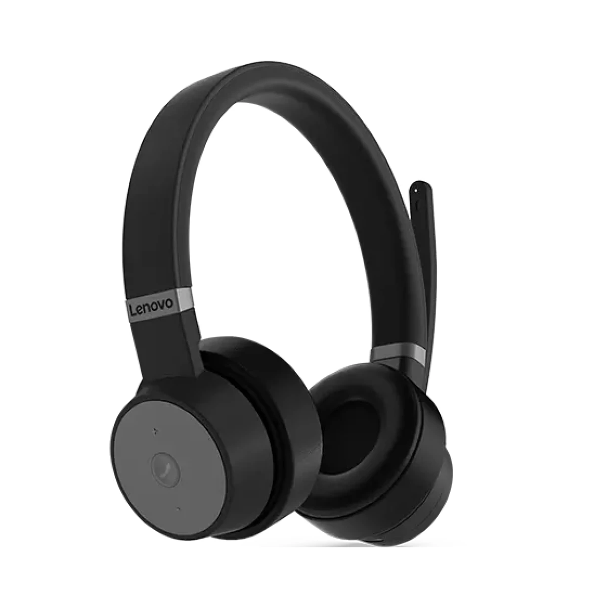 Galery – Lenovo Go Wireless ANC Auscultadores Com fios e sem fios Fita de cabeça Escritório/Call center USB Type-C Bluetooth Suporte de carregamento Preto0