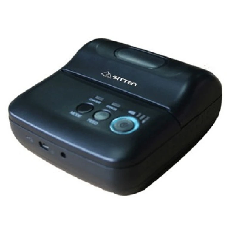 Thumbnail-Sitten SP-RMT9 – Impressora térmica 80mm portátil, Bluetooth e USB, Bateria de Lithium, Dimensőes: 103x99x46mm, Peso: 256g.