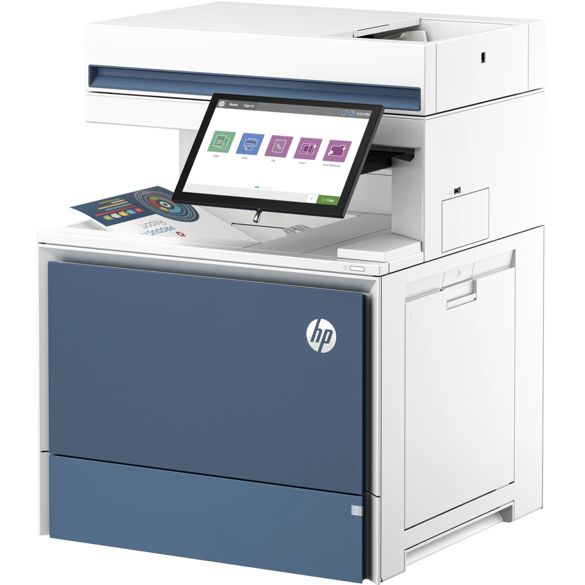 Galery – HP Multifunções Color LaserJet Enterprise Flow 6800zf, Color, Impressora para Impressão, cópia, digit., fax, Fluxo; Ecrã tátil; Agrafagem; Cartucho TerraJet0