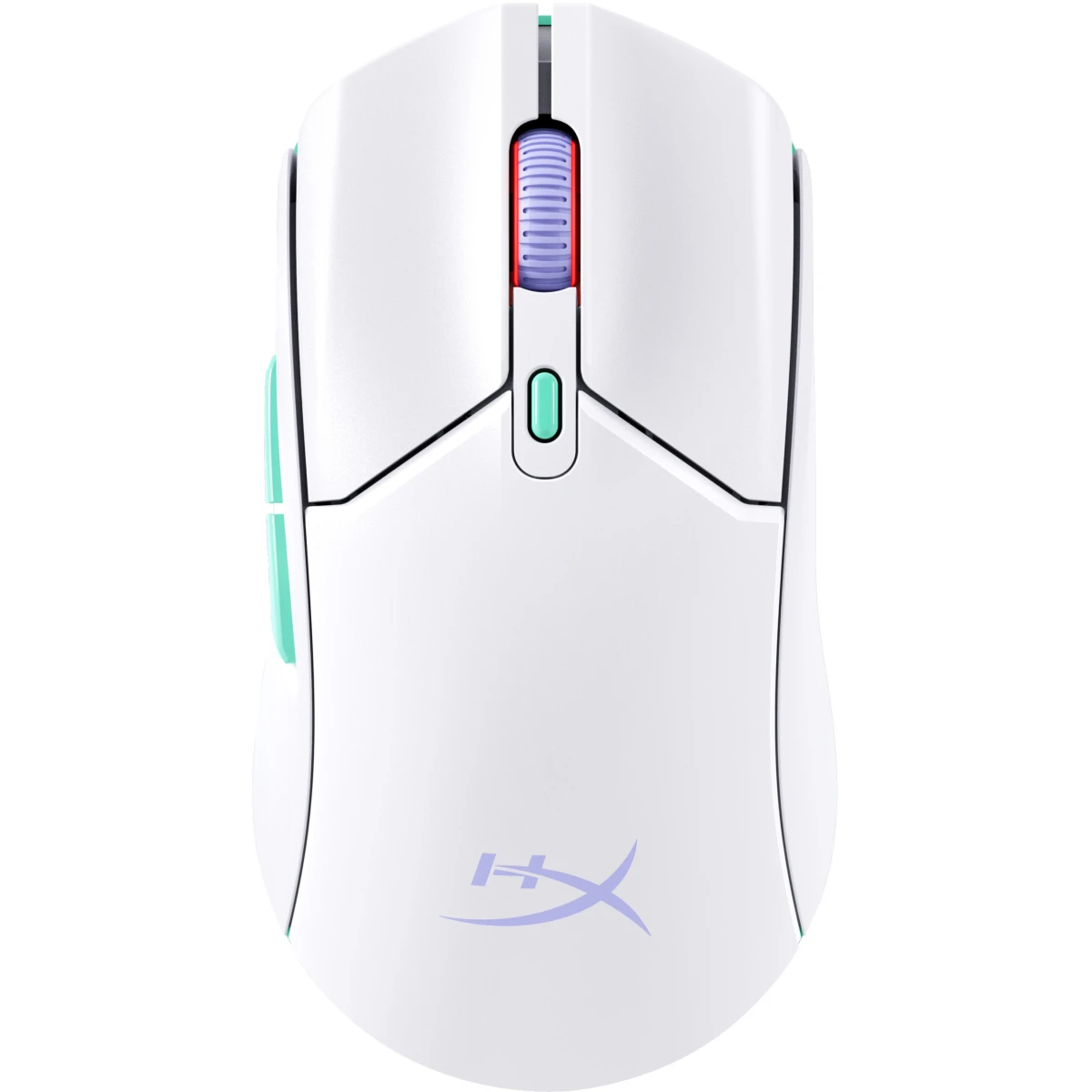 Thumbnail-HP HyperX Pulsefire Haste 2 Core Wls – Gaming Mouse (Wht/Grn/Pur) rato