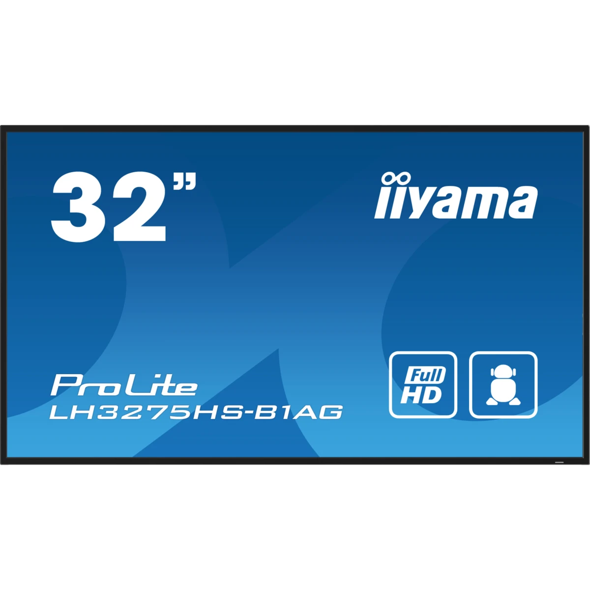 Galery – iiyama LH3275HS-B1AG ecrã de sinalização Plasma digital 81,3 cm (32″) LCD Wi-Fi 500 cd/m² Full HD Preto Processador built-in Android 11 24/70