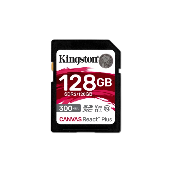 Thumbnail-Kingston Technology Canvas React Plus 128 GB SD UHS-II Classe 10