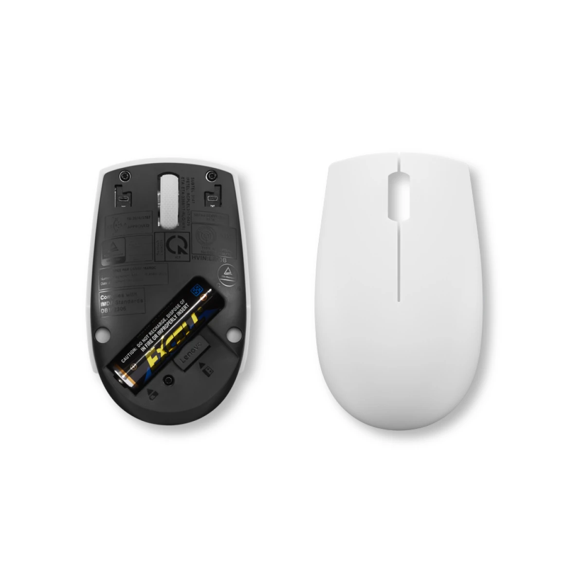 Galery – Lenovo 300 WIRELESS MOUSE?GREY rato Escritório Ambidestro RF Wireless Ótico 1000 DPI0