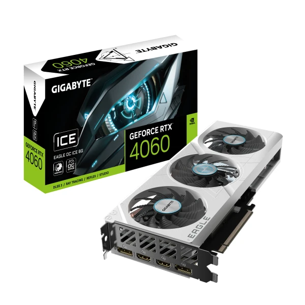 Thumbnail-Gigabyte GeForce RTX 4060 EAGLE OC ICE 8G NVIDIA 8 GB GDDR6