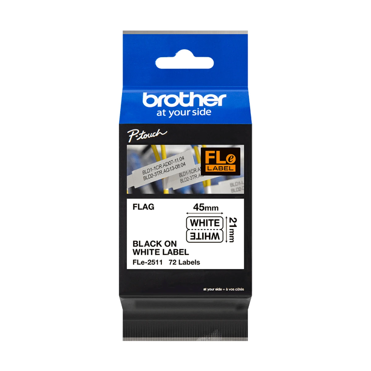 Galery – Brother FLE2511 etiquetadora Preto sobre branco0