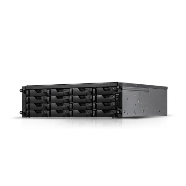 Thumbnail-Asustor Lockerstor 16R Pro (AS7116RDX) 16 Bay NAS, Intel 9th Xeon E-2224, 8GB DDR4 ECC UDIMM, GbE x4, M.2 Drive Slots x2 (22110/2280/2260/2242 SATA/NVMe SSD), PCIe Gen3 (by 4 x2, by 8 x1), USB 3.2Gen2 Type-A x4, USB 3.2Gen2 Type-C x2 ,SATA, with lockable