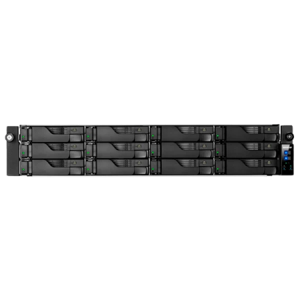 Thumbnail-Asustor Lockerstor 12R Pro (AS7112RDX) 12 Bay NAS, Intel 9th Xeon E-2224, 8GB DDR4 ECC UDIMM, GbE x4, M.2 Drive Slots x2 (22110/2280/2260/2242 SATA/NVMe SSD),  PCIe Gen3 (by 4 x2, by 8 x1), USB 3.2Gen2 Type-A x4, USB 3.2Gen2 Type-C x2 ,SATA, with lockable