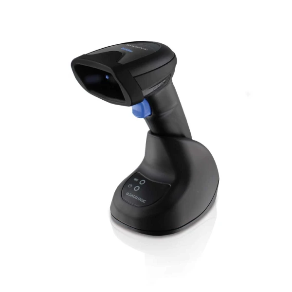 Thumbnail-Scanner Datalogic Imager QM2500, 433MHZ, 2D, Inclui Base e Cabo USB, Preto