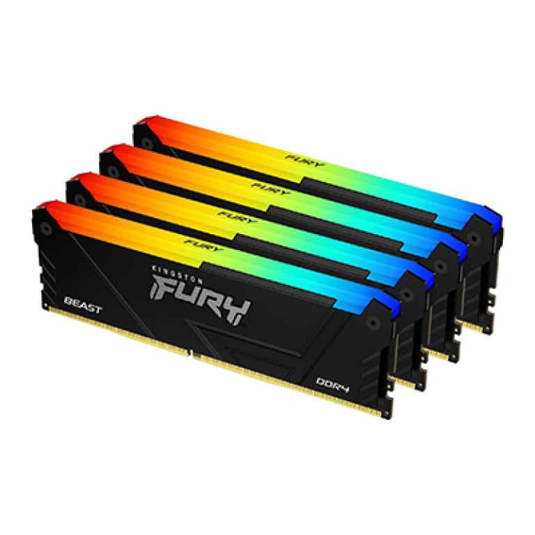 Thumbnail-64GB 3600MT/s DDR4 CL18 DIMM (Kit of 4) FURY Beast RGB