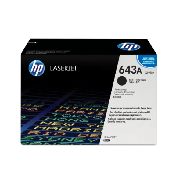 Thumbnail-HP Color LaserJet Q5950A Black Print Cartridge for CLJ 4700, up to 11,000 pages