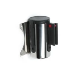 Galery – Fita extensivel de parede separadora retratil de 3 mt clips em ambos lados e clip dereceção cor preto0