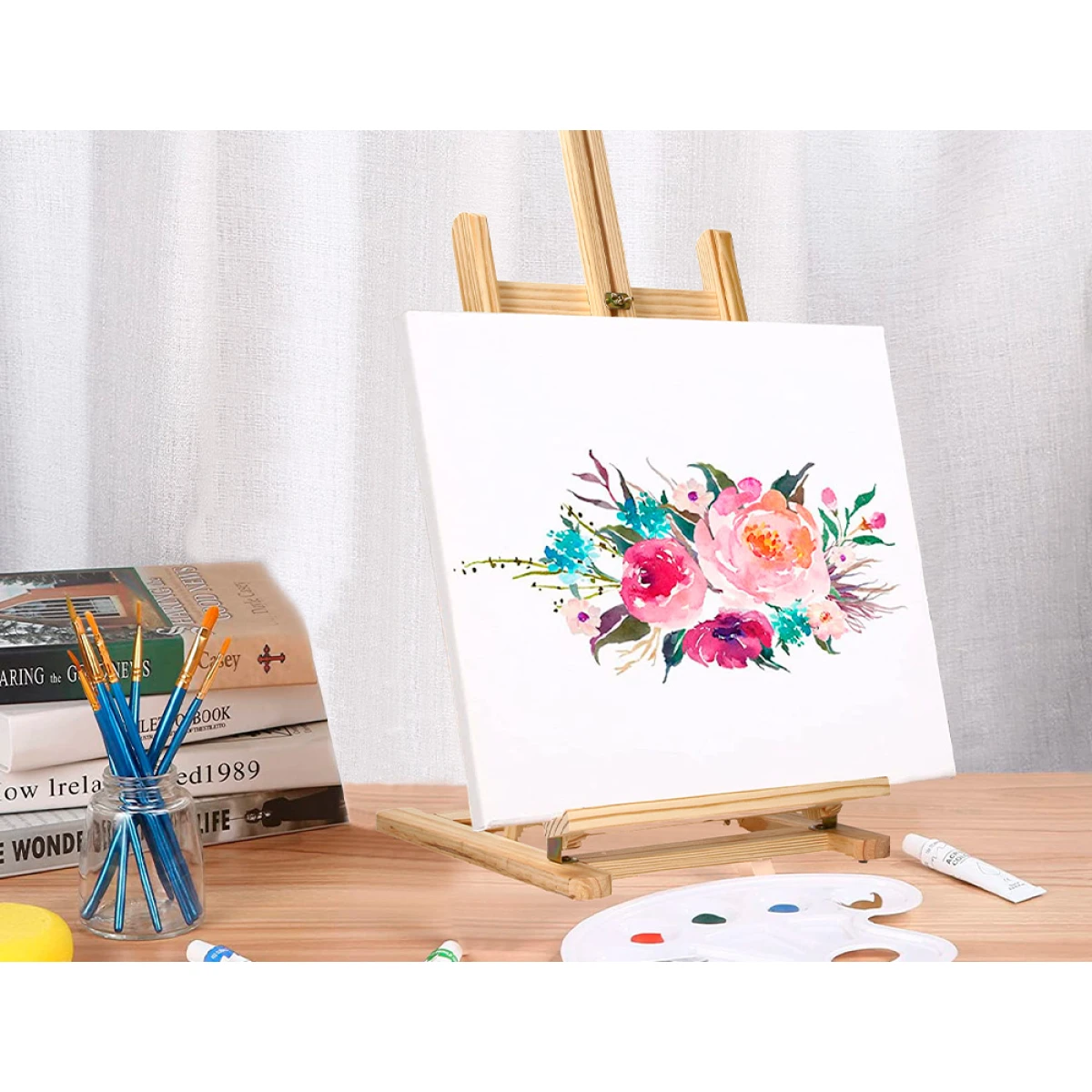Galery – Cavalete de pintura liderpapel secretaria madeira fsc 80×27,5×30 cm0
