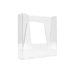 Galery – Expositor de parede q-connect metacrilato um compartimento din a5 transparente 170x41x177 mm0