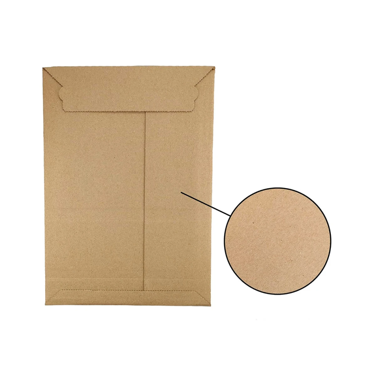 Galery – Sobre para envios q-connect carton 100% reciclado y reciclable cierre autoadhesivo252x167x72 mm color kraft – 20 unidades0