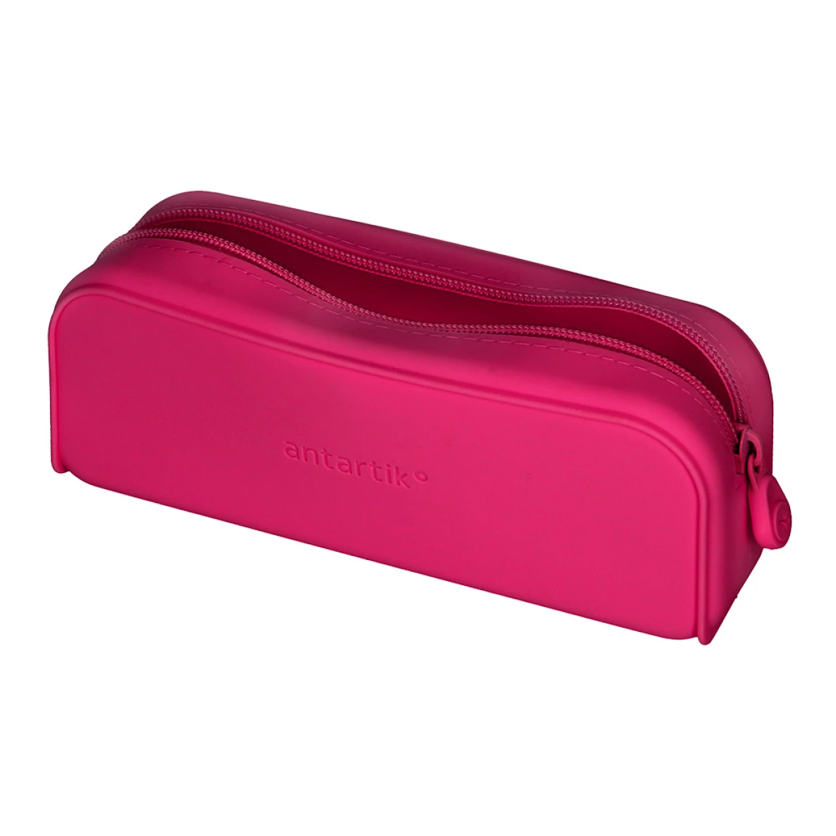 Galery – Estojo escolar antartik silicone retangular 185x50x75 mm cor rosa fucsia0