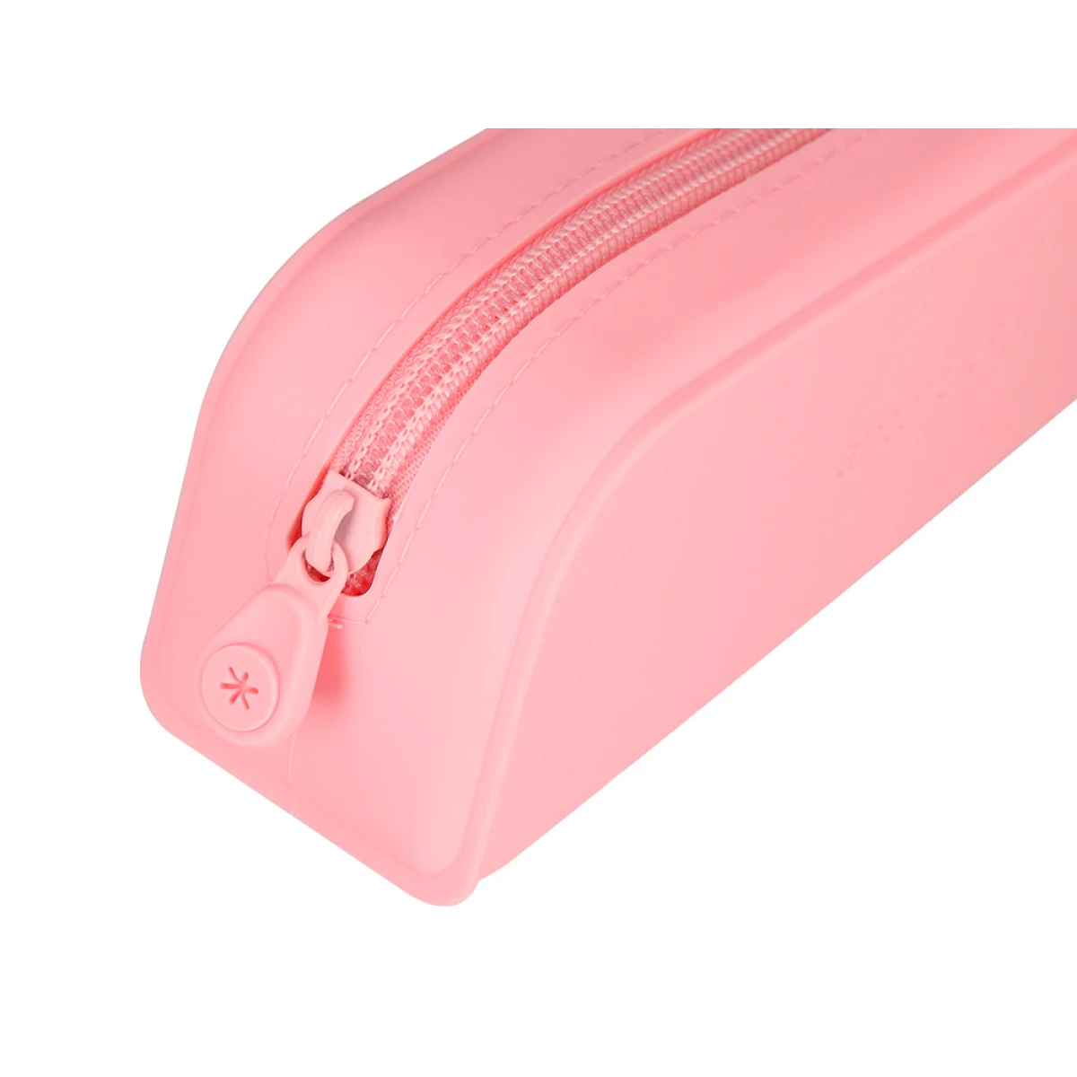 Galery – Estojo escolar antartik silicone retangular 185x50x75 mm cor rosa chiclete0