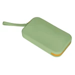 Galery – Estojo escolar antartik silicone retangular plano com asa 190x120x25 mm cor verde militar0