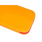 Galery – Estojo escolar antartik silicone retangular plano com asa 190x120x25 mm cor laranja0