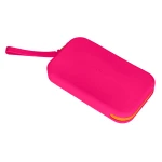 Galery – Estojo escolar antartik silicone retangular plano com asa 190x120x25 mm cor rosa fucsia0