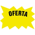 Galery – Etiqueta cartolina amarela fluo 110x80mm para marcar precos pack 50 unidades0