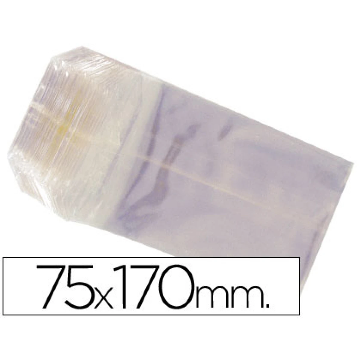 Thumbnail-Saco celofane 75x170mm pack 100