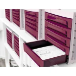 Galery – Bloco classificador de secretaria liderpapel 6 gavetas bordeaux opaco 370x305x215 mm espaco organizacao superior0