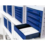 Galery – Bloco classificador de secretaria liderpapel com 5 gavetas azul opaco0