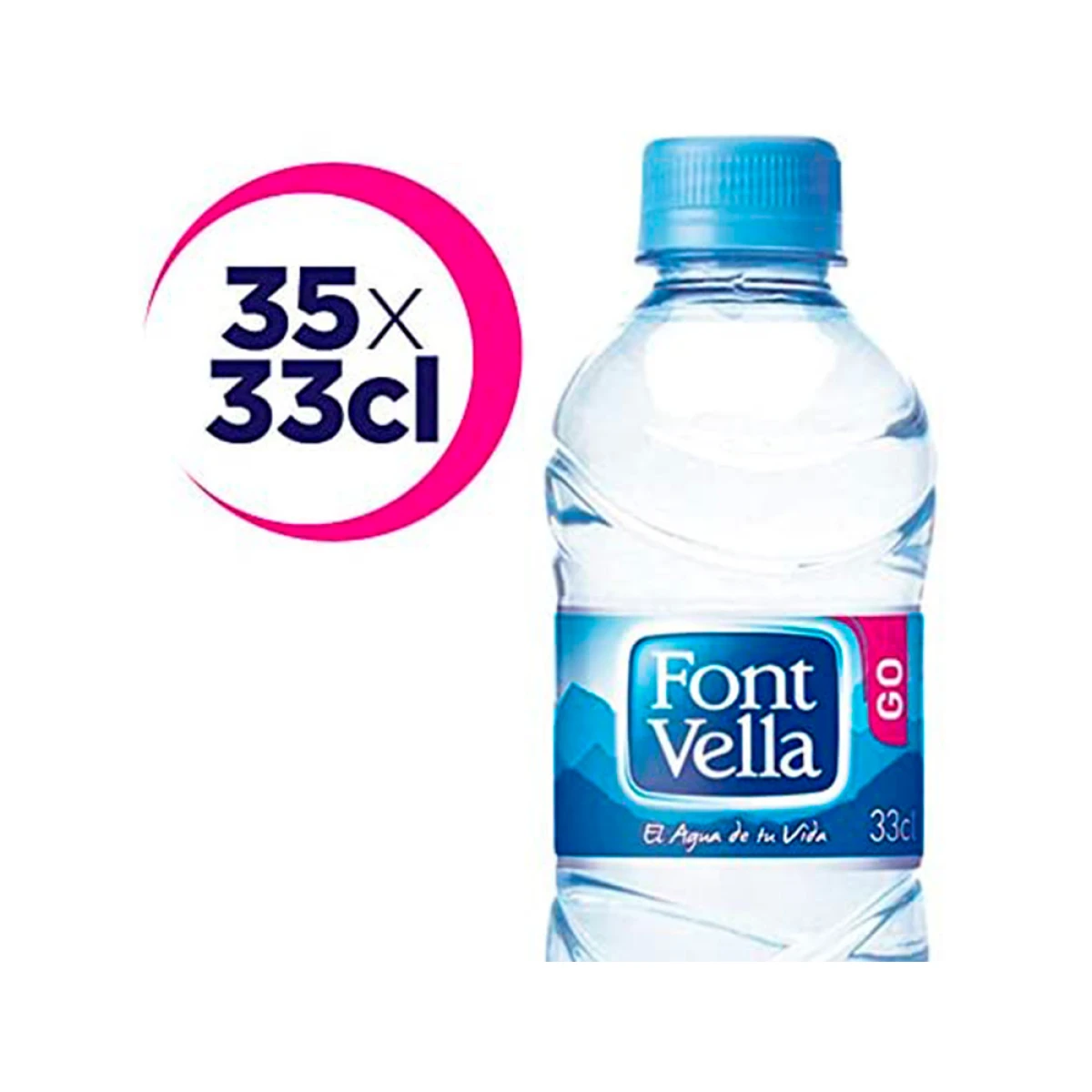 Galery – Agua mineral natural font vella garrafa de 330ml – 35 unidades0