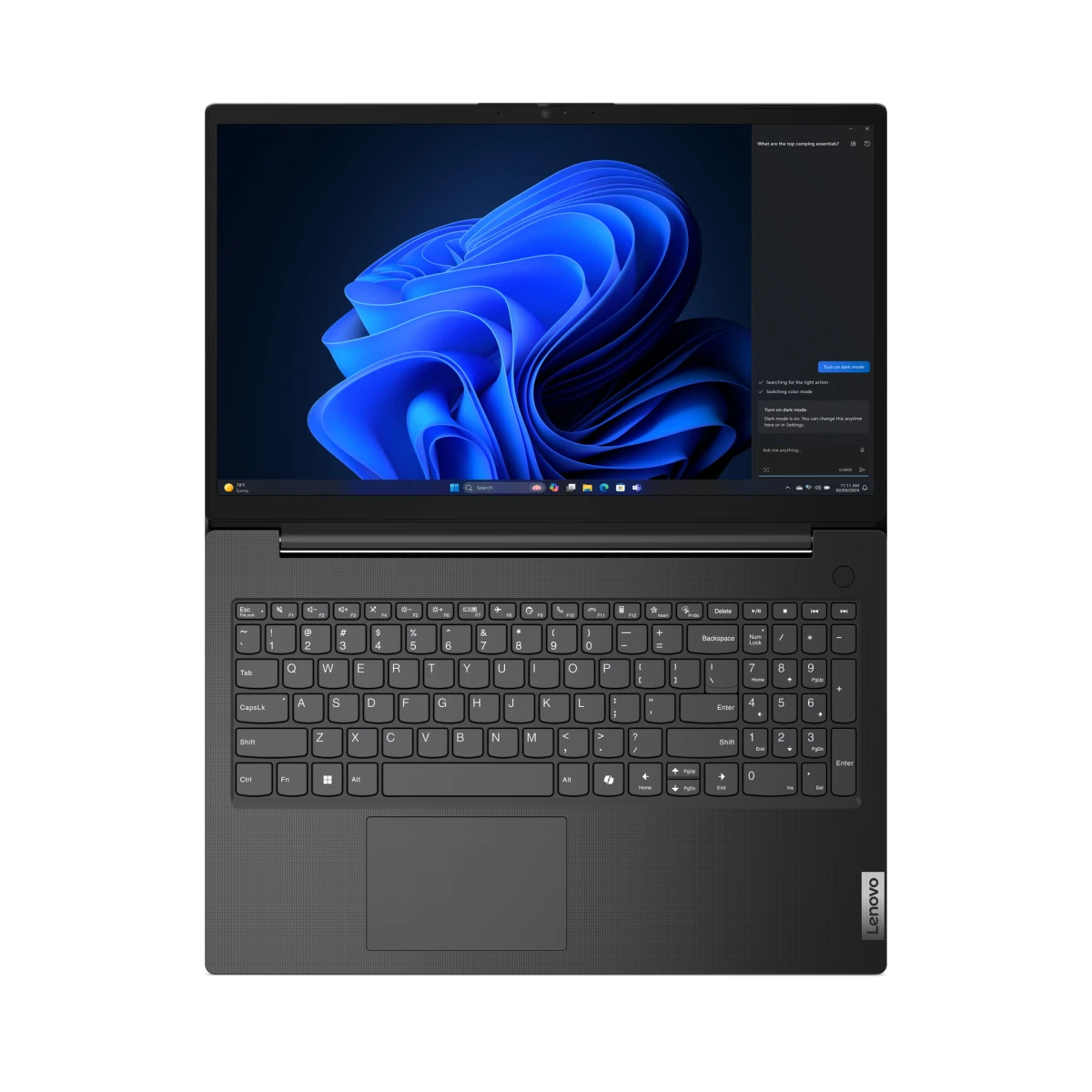 Galery – Lenovo V V15 Intel Core 5 120U Computador portátil 39,6 cm (15.6″) Full HD 16 GB DDR5-SDRAM 512 GB SSD Wi-Fi 6 (802.11ax) Windows 11 Pro Preto0