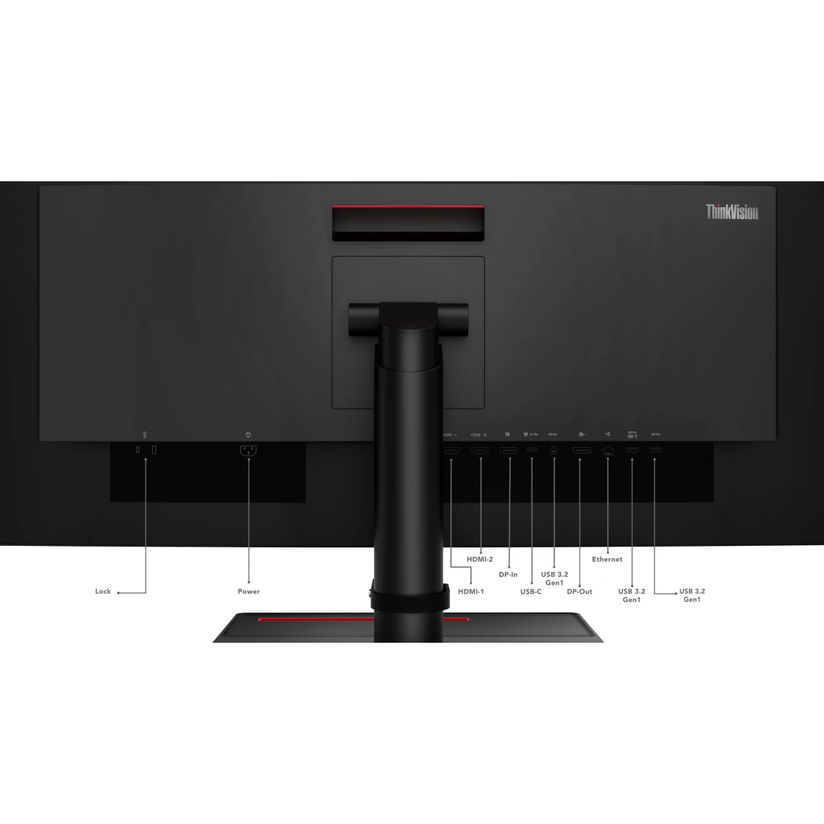 Galery – Lenovo ThinkVision P34w-20 LED display 86,7 cm (34.1″) 3440 x 1440 pixels Wide Quad HD Preto0