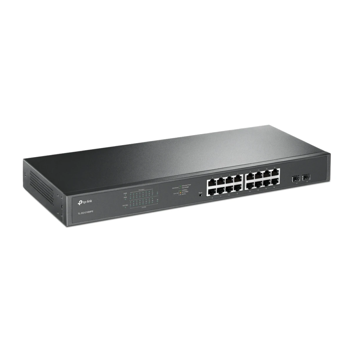 Galery – TP-Link TL-SG1218MPE Gerido L2 Gigabit Ethernet (10/100/1000) Power over Ethernet (PoE) 1U Preto0