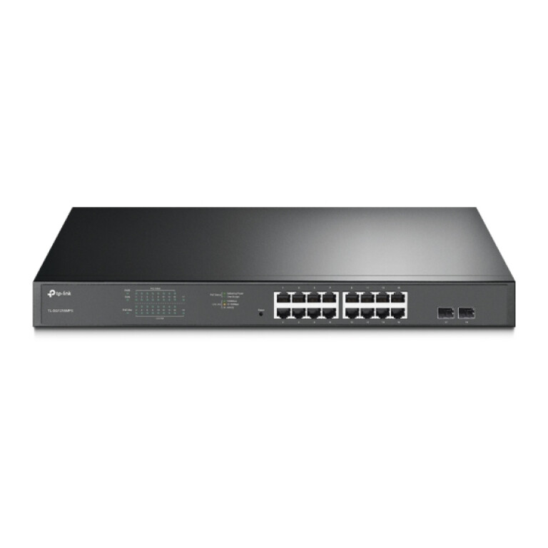 Thumbnail-TP-Link TL-SG1218MPE Gerido L2 Gigabit Ethernet (10/100/1000) Power over Ethernet (PoE) 1U Preto