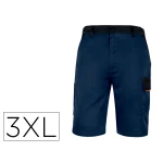 Thumbnail-Bermuda deltaplus com cintura ajustavel e 5 bolsos cor azul-laranja tamanho xxxl