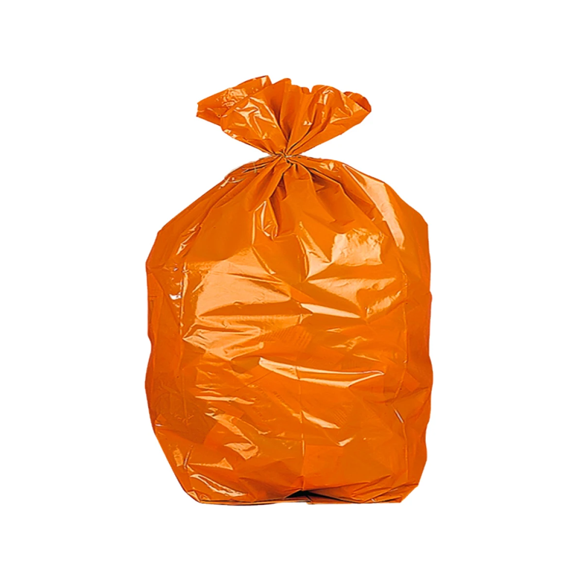 Galery – Saco de lixo domestico laranja com auto fecho 55 x 60 cm rolo de 15 bolsas0