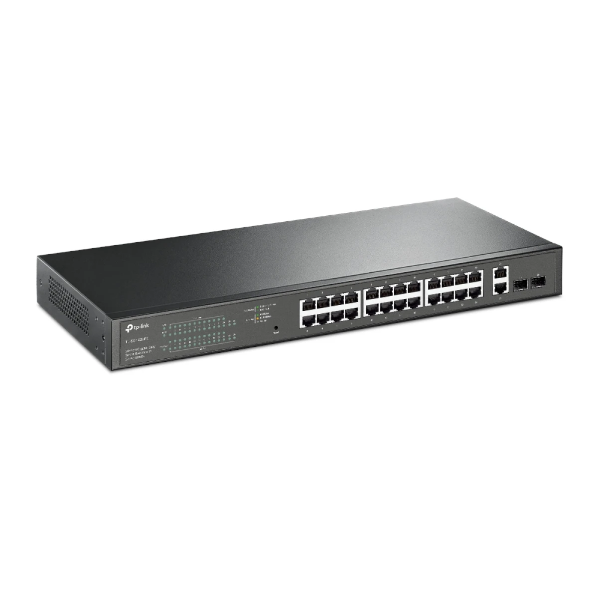 Galery – TP-Link TL-SG1428PE switch de rede Gerido L2 Gigabit Ethernet (10/100/1000) Power over Ethernet (PoE) 1U Preto0