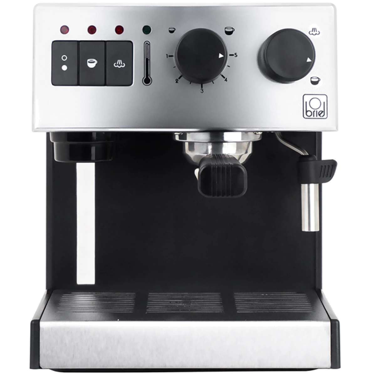Thumbnail-MÁQUINA DE CAFÉ EXPRESSO BRIEL – ES62 CROMADA – OFERTA 10 CÁPSULAS