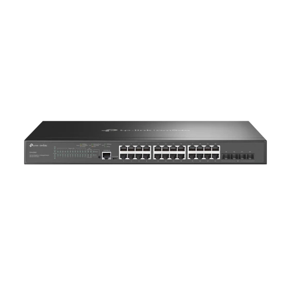 Thumbnail-TP-Link Omada SG3428MP switch de rede Gerido L2+ Gigabit Ethernet (10/100/1000) Power over Ethernet (PoE) 1U Preto