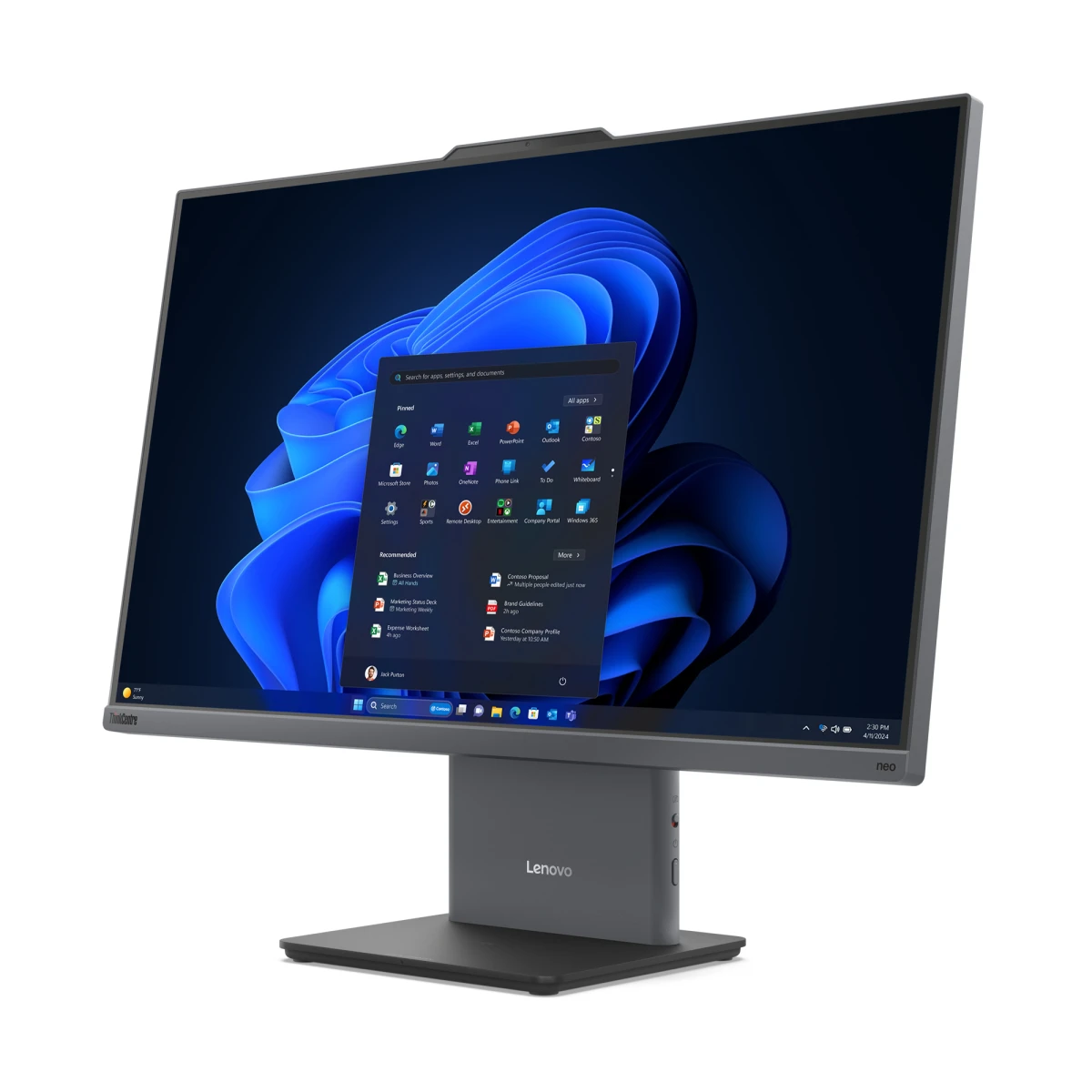 Galery – Lenovo ThinkCentre neo 50a 27 Gen 5 Intel® Core™ i5 i5-13420H 68,6 cm (27″) 1920 x 1080 pixels PC All-in-One 16 GB DDR5-SDRAM 512 GB SSD Windows 11 Pro Wi-Fi 6 (802.11ax) Cinzento0